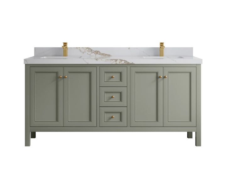 Nashville 72 in. W x 22 in. D Double Sink Bathroom Vanity - photo 19