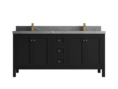 Nashville 72 in. W x 22 in. D Double Sink Bathroom Vanity - photo 31