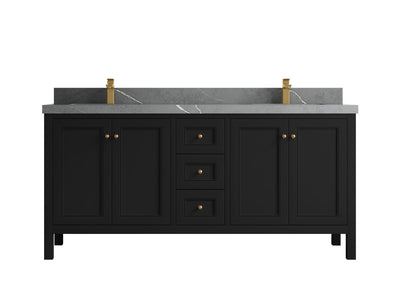 Nashville 72 in. W x 22 in. D Double Sink Bathroom Vanity - Willow Bath and Vanity