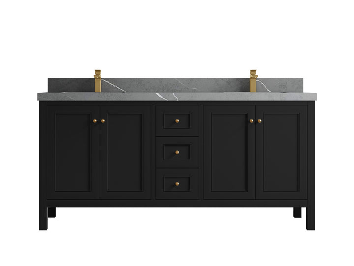 Nashville 72 in. W x 22 in. D Double Sink Bathroom Vanity - photo 31