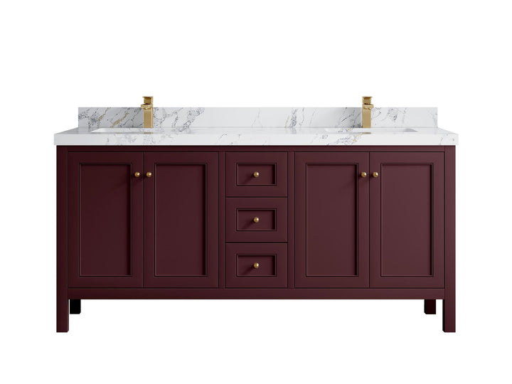 Nashville 72 in. W x 22 in. D Double Sink Bathroom Vanity - photo 31