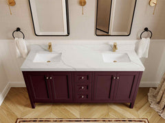 Nashville 72 in. W x 22 in. D Double Sink Bathroom Vanity - photo 12