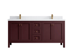Nashville 72 in. W x 22 in. D Double Sink Bathroom Vanity - photo 49