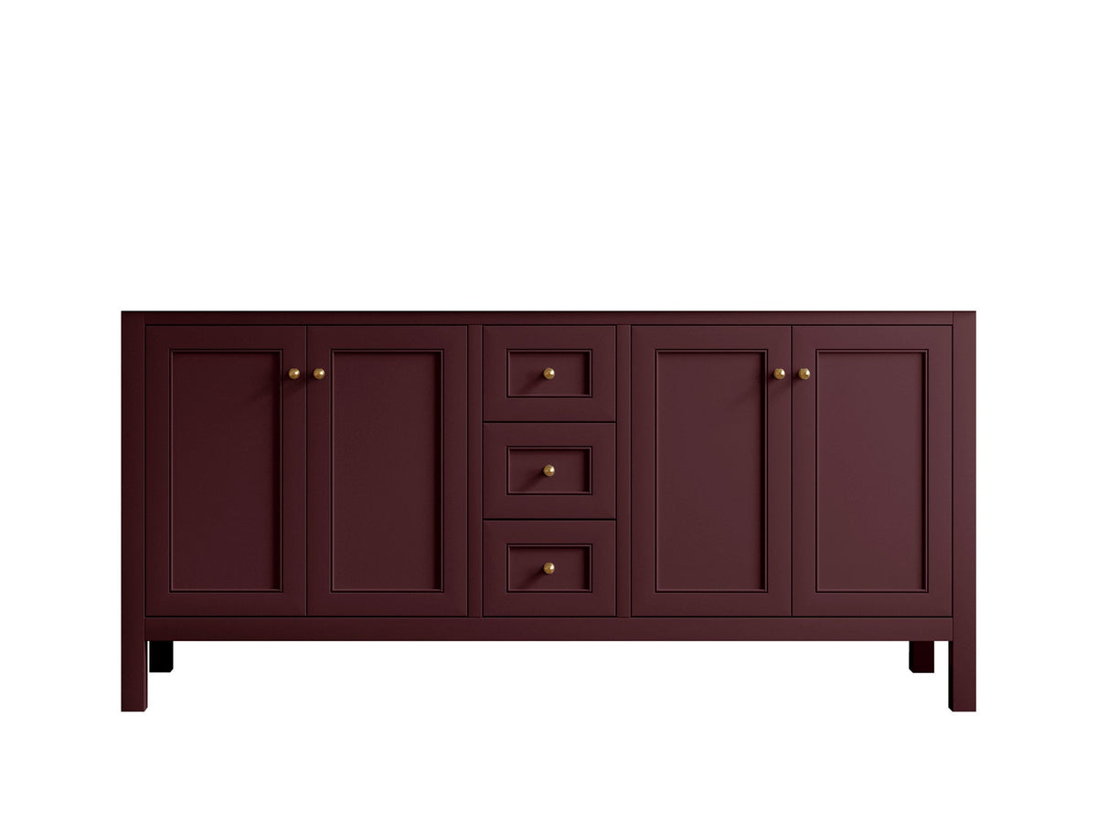 Nashville 72 in. W x 22 in. D Double Sink Bathroom Vanity - Willow Bath and Vanity
