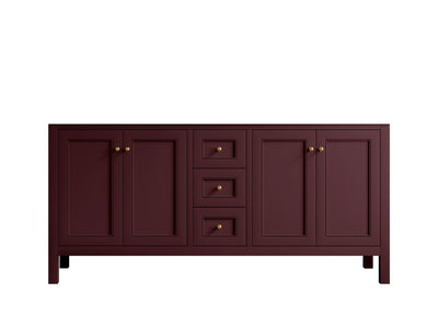 Nashville 72 in. W x 22 in. D Double Sink Bathroom Vanity - Willow Bath and Vanity