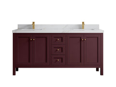 Nashville 72 in. W x 22 in. D Double Sink Bathroom Vanity - photo 33