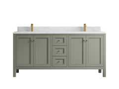 Nashville 72 in. W x 22 in. D Double Sink Bathroom Vanity - photo 35