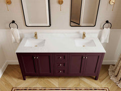 Nashville 72 in. W x 22 in. D Double Sink Bathroom Vanity - photo 14