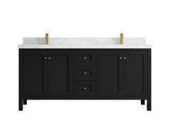 Nashville 72 in. W x 22 in. D Double Sink Bathroom Vanity - photo 21
