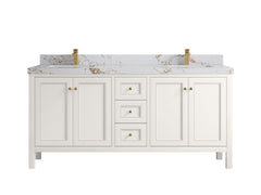Nashville 72 in. W x 22 in. D Double Sink Bathroom Vanity - photo 21