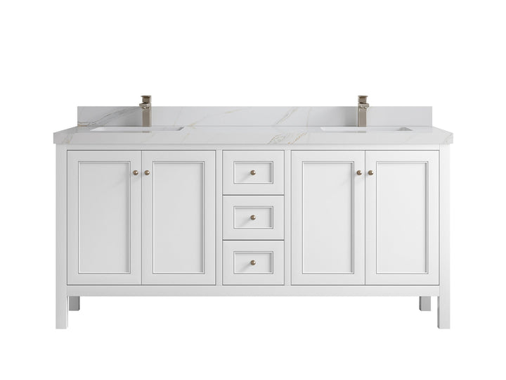 Nashville 72 in. W x 22 in. D Double Sink Bathroom Vanity - photo 41