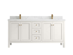 Nashville 72 in. W x 22 in. D Double Sink Bathroom Vanity - photo 35