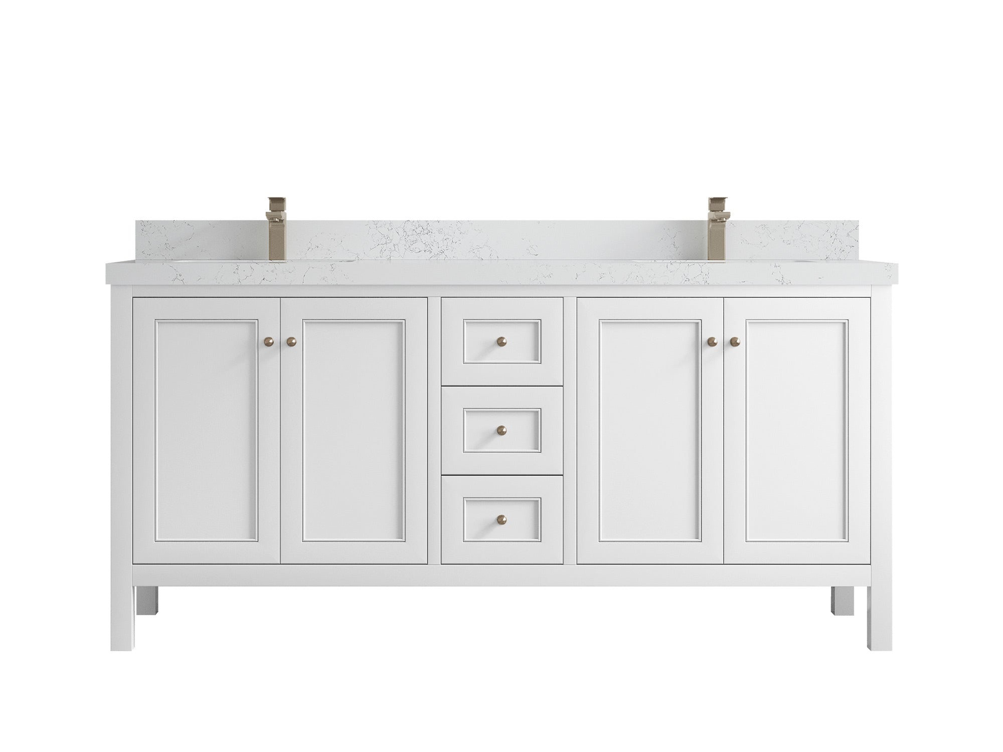 Nashville 72 in. W x 22 in. D Double Sink Bathroom Vanity - Willow Bath and Vanity