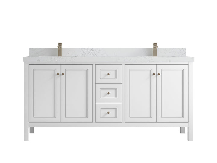 Nashville 72 in. W x 22 in. D Double Sink Bathroom Vanity - photo 27