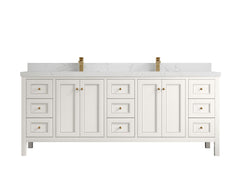Nashville 84 in W x 22 in D Double Sink Bathroom Vanity - photo 38