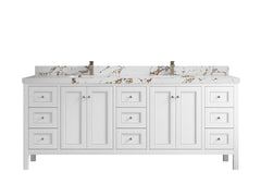 Nashville 84 in W x 22 in D Double Sink Bathroom Vanity - photo 27