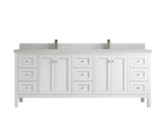 Nashville 84 in W x 22 in D Double Sink Bathroom Vanity - photo 45