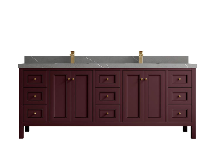 Nashville 84 in W x 22 in D Double Sink Bathroom Vanity - photo 34