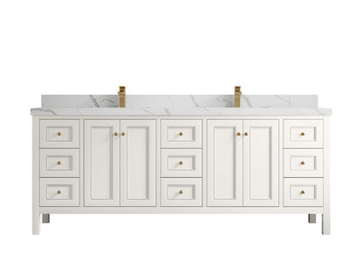 Nashville 84 in W x 22 in D Double Sink Bathroom Vanity - Willow Bath and Vanity