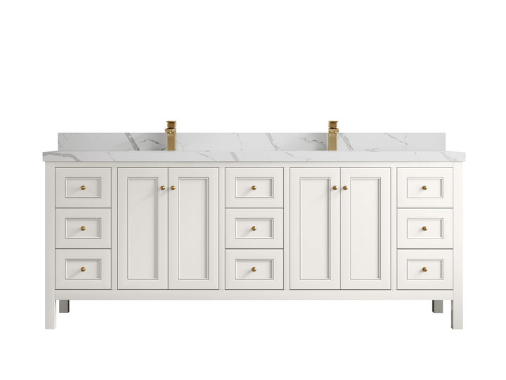 Nashville 84 in W x 22 in D Double Sink Bathroom Vanity - photo 20