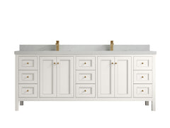 Nashville 84 in W x 22 in D Double Sink Bathroom Vanity - photo 30