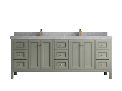 Nashville 84 in W x 22 in D Double Sink Bathroom Vanity - Willow Bath and Vanity