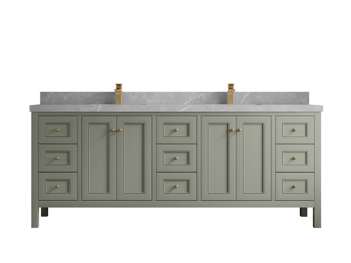 Nashville 84 in W x 22 in D Double Sink Bathroom Vanity - photo 41