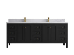 Nashville 84 in W x 22 in D Double Sink Bathroom Vanity - photo 21