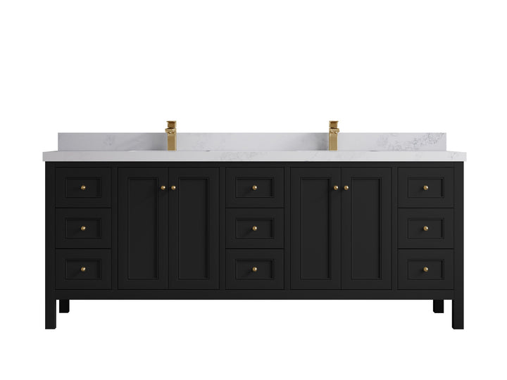 Nashville 84 in W x 22 in D Double Sink Bathroom Vanity - photo 21