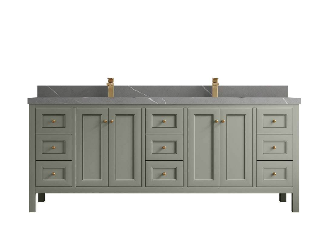 Nashville 84 in W x 22 in D Double Sink Bathroom Vanity - Willow Bath and Vanity