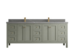 Nashville 84 in W x 22 in D Double Sink Bathroom Vanity - photo 43