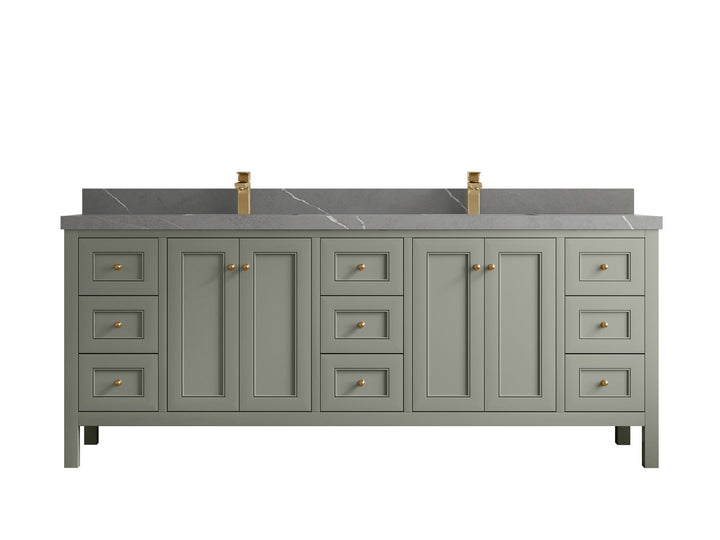 Nashville 84 in W x 22 in D Double Sink Bathroom Vanity - photo 43