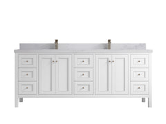Nashville 84 in W x 22 in D Double Sink Bathroom Vanity - photo 41