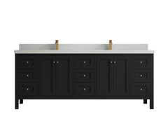 Nashville 84 in W x 22 in D Double Sink Bathroom Vanity - photo 27