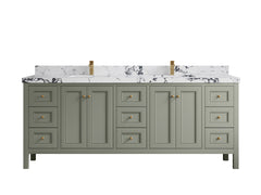Nashville 84 in W x 22 in D Double Sink Bathroom Vanity - photo 49