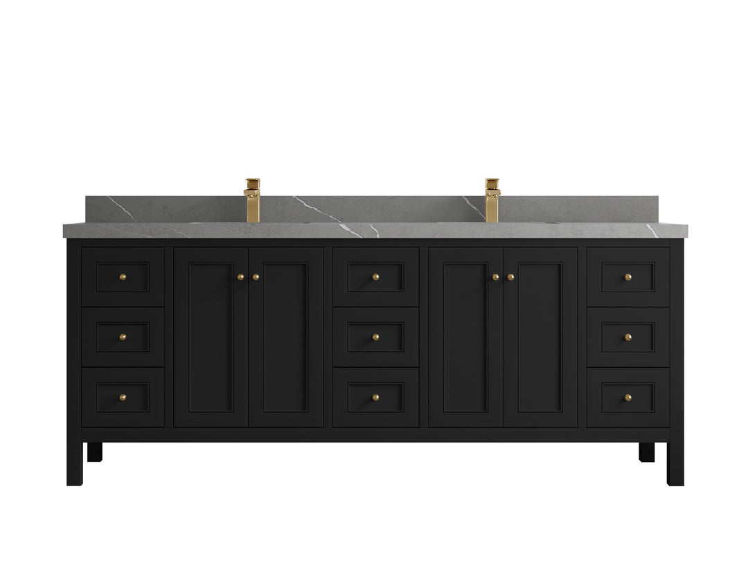 Nashville 84 in W x 22 in D Double Sink Bathroom Vanity - Willow Bath and Vanity