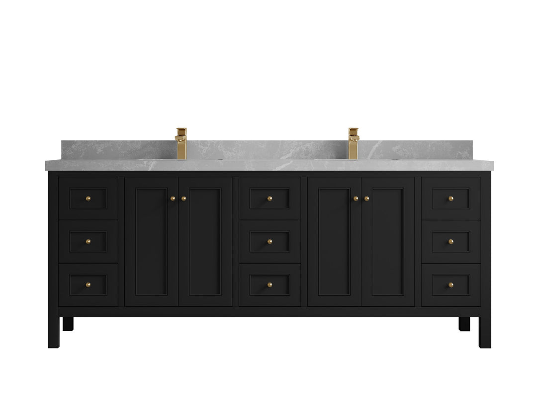 Nashville 84 in W x 22 in D Double Sink Bathroom Vanity - Willow Bath and Vanity