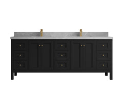 Nashville 84 in W x 22 in D Double Sink Bathroom Vanity - photo 25