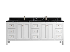 Nashville 84 in W x 22 in D Double Sink Bathroom Vanity - photo 17