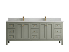Nashville 84 in W x 22 in D Double Sink Bathroom Vanity - photo 31