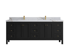 Nashville 84 in W x 22 in D Double Sink Bathroom Vanity - photo 39
