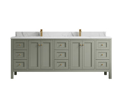 Nashville 84 in W x 22 in D Double Sink Bathroom Vanity - photo 33
