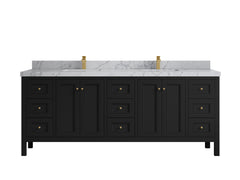 Nashville 84 in W x 22 in D Double Sink Bathroom Vanity - photo 31