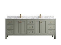 Nashville 84 in W x 22 in D Double Sink Bathroom Vanity - photo 29