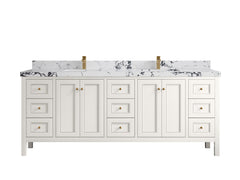 Nashville 84 in W x 22 in D Double Sink Bathroom Vanity - photo 48
