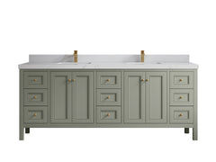 Nashville 84 in W x 22 in D Double Sink Bathroom Vanity - photo 27