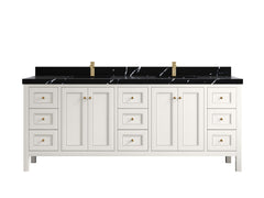 Nashville 84 in W x 22 in D Double Sink Bathroom Vanity - photo 16