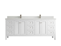 Nashville 84 in W x 22 in D Double Sink Bathroom Vanity - photo 15