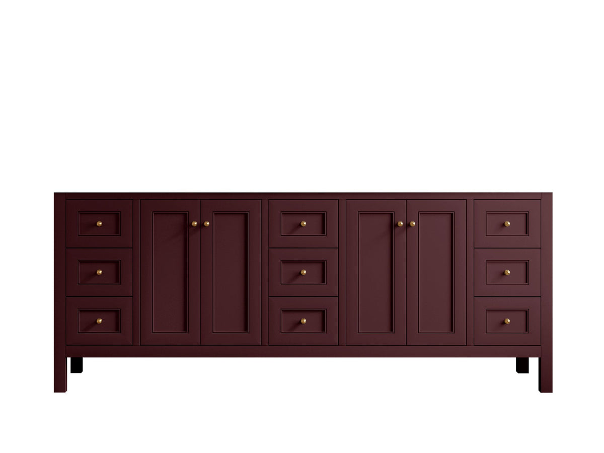 Nashville 84 in W x 22 in D Double Sink Bathroom Vanity - Willow Bath and Vanity