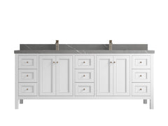 Nashville 84 in W x 22 in D Double Sink Bathroom Vanity - photo 13